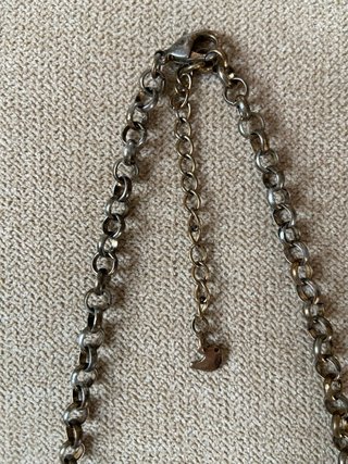 CHOKER COLLAR COBRE CON PIEDRRAS GRISES