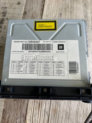 Radio Original Saab 9-3 GM 12842427