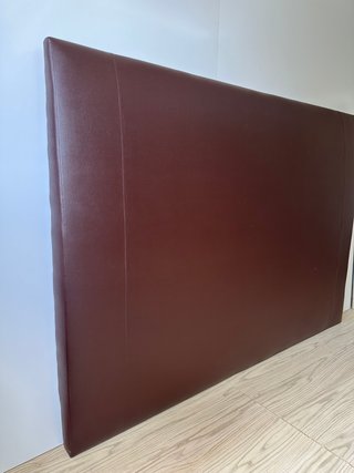 OUTLET - Cabecero polipiel chocolate 140cm