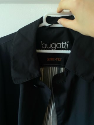 Trench Bugatti Negro GORE-TEX
