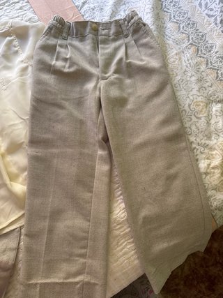 Traje Bautizo/Comunión Niño Beige