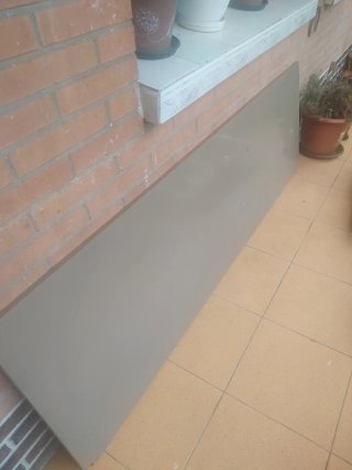 Encimera de mármol gris