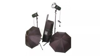 Kit 2 Focos LED Studio HPL 1600/200W