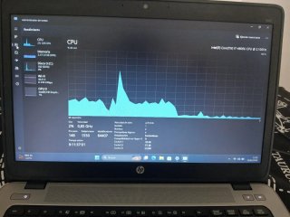 Portatile HP, I7, 12 GB RAM DDR3, 128 GB SSD