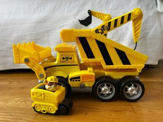 Camión Excavadora Rubble Paw Patrol