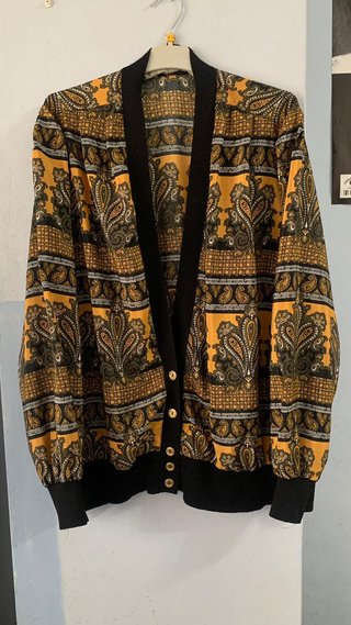 Chaqueta Paisley Retro 80s Estilo Versalles