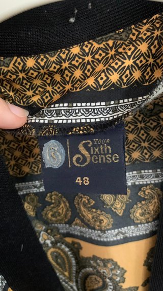 Chaqueta Paisley Retro 80s Estilo Versalles