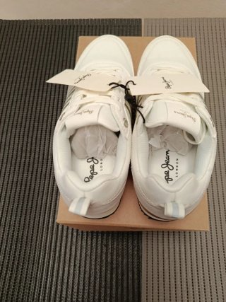 Zapatillas Pepe Jeans Blancas, Talla 38 NUEVAS