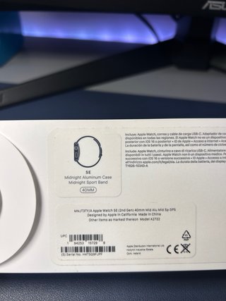Apple Watch SE 2 Negro Espacial