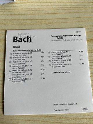 Johann Sebastian Bach - Obras Completas Piano 12 C