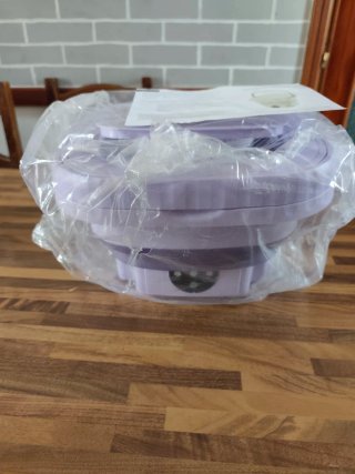 Lavatrice Portatile Pieghevole Viola