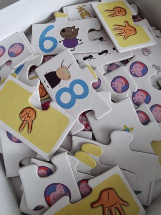 2 Puzzles Educa: Números y Letras