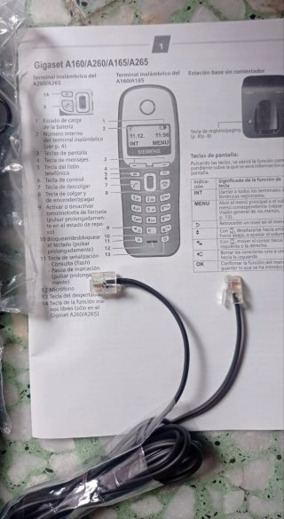 Teléfono Inalámbrico Gigaset A160 Siemens