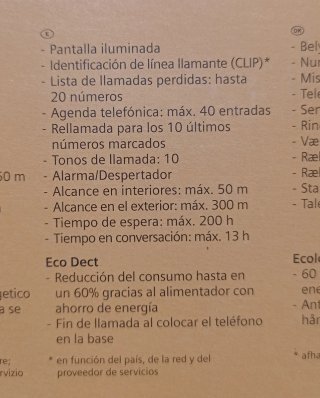Teléfono Inalámbrico Gigaset A160 Siemens