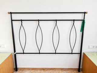 Cabecero forja negro 135cm