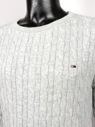 Maglione Tommy Hilfiger Uomo L Cotone Intrecciato