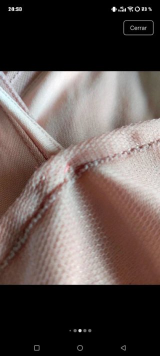 Vestido rosa largo