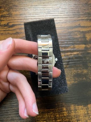 PAAZOMU Orologio Uomo Argento, Quadrante Bianco