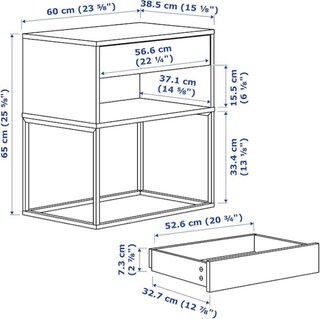 Mesita ikea VIKHAMMER