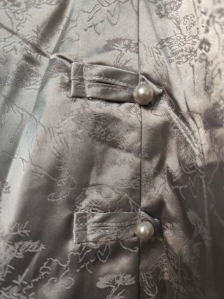 Vestido oriental mao gris - talla S
