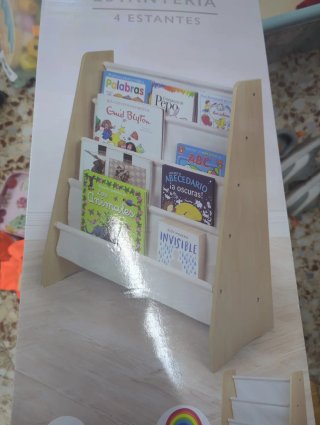 Scaffale per Bambini in Legno NUOVO Da Usare