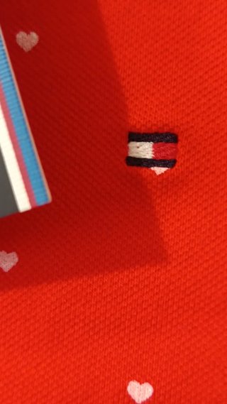 Polo Tommy Hilfiger Mujer Rojo Corazones
