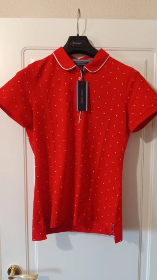 Polo Tommy Hilfiger Mujer Rojo Corazones