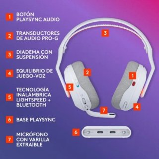 Logitech G Astro A20 X LIGHTSPEED Auriculares