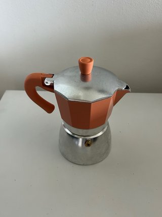Cafetera italiana Tognana naranja