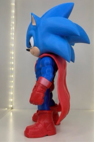 Figura Sonic-Superman SEGA