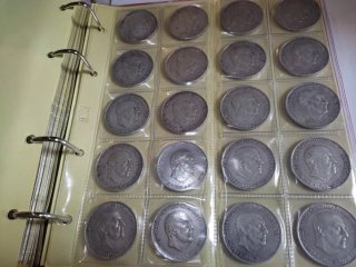 Lote 20 monedas 100 pesetas Franco 1966