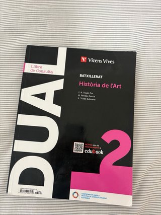 Història de l'Art, Batxillerat 2, Dual Llibre d...