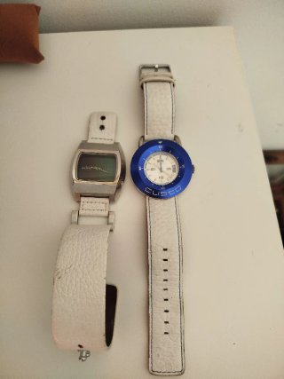 Reloj Custo Azul y Blanco