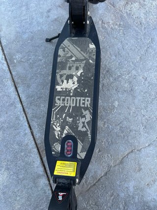 YOLEO Patinete con suspensión +12 Rojo