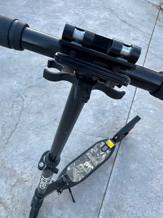 YOLEO Patinete con suspensión +12 Rojo