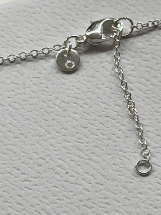 Collar Corazón Rojo y Plata