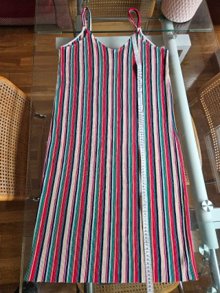 Vestido tirantes rayas colores