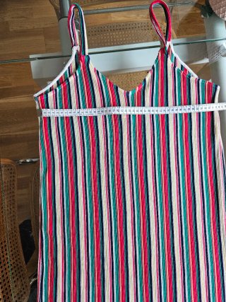Vestido tirantes rayas colores