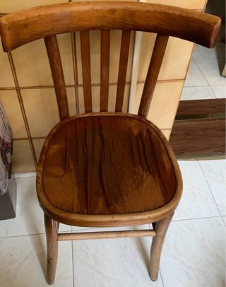 Coppia Sedie Vintage Legno Anni '50