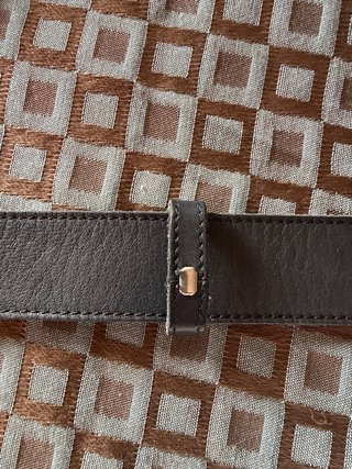 Cintura Gucci Doppia G Oro Nero