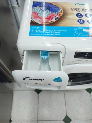 Lavadora con secadora Candy 8/5kg clase AAA 1400rp