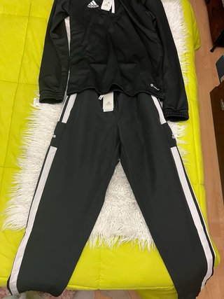 Chándal Adidas Negro y Blanco