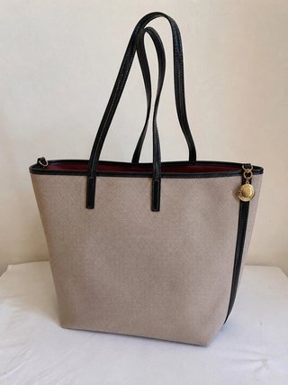 Stella McCartney x H&M Borsa Tote Tela Beige Nera
