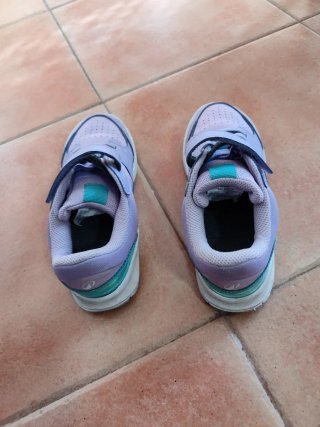 Zapatillas Niña Velcro Moradas