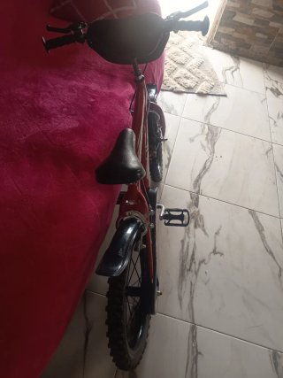 Bicicleta infantil roja
