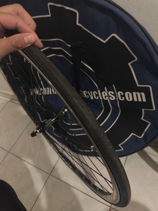 Ruedas de carretera con fundas