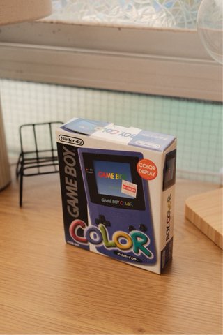 Nintendo Game Boy Color Morado Caja Original
