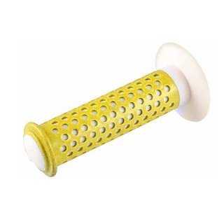 Puños BMX Amarillo/Blanco 120mm QW