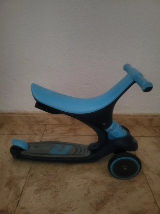 Patinete 2 en 1 azul