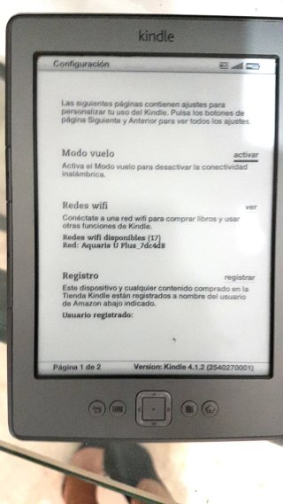 Kindle 4ª Generación Gris